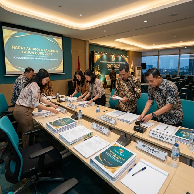 Persiapan RAT Koperasi Sejahtera